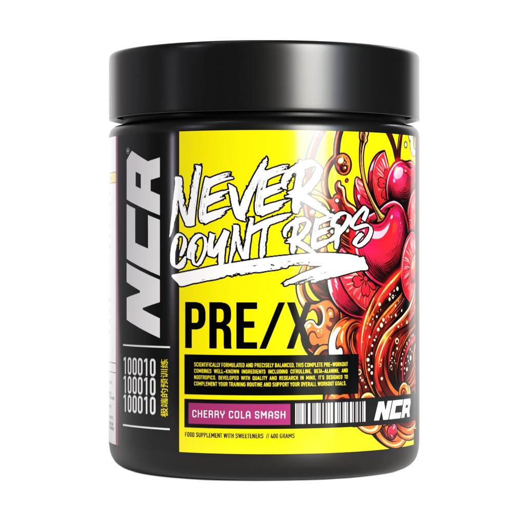 NCR Pre-Workout Cherry Cola Smash Tub | Energy, Focus & Support