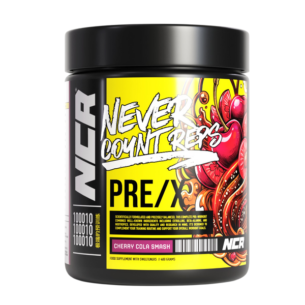 NCR Pre-Workout Cherry Cola Smash Tub | Energy, Focus & Support
