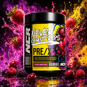 NCR Pre-Workout Triple Berry Mix Tub | Energy, Focus & Support