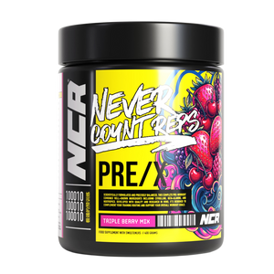 NCR Pre-Workout Triple Berry Mix Tub | Energy, Focus & Support