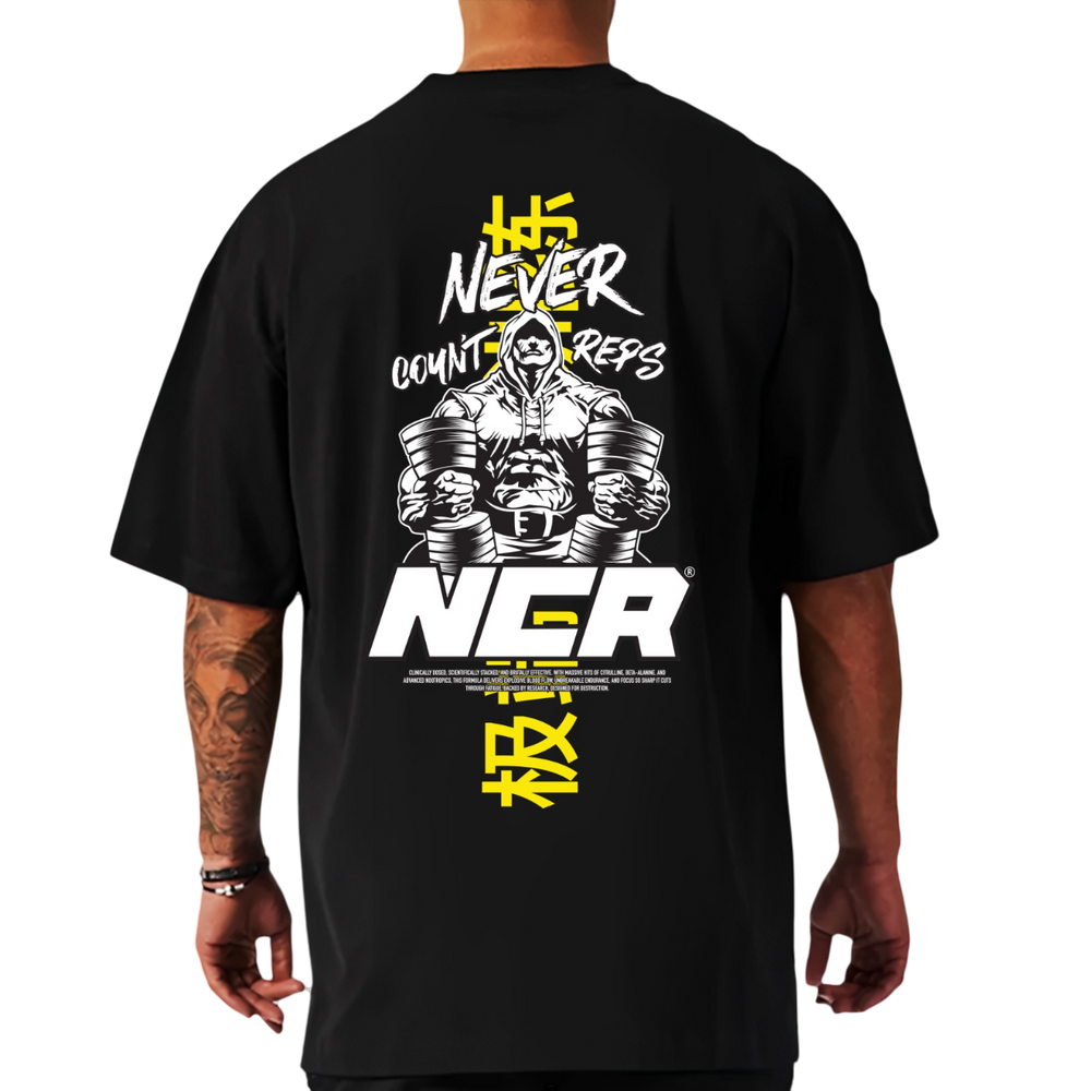 NCR Printed Black T-shirt